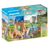 Amelia et Whisper avec box pour chevaux Playmobil