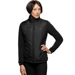 Bodywarmer chauffant mixte Espoo noir Flags&Cup