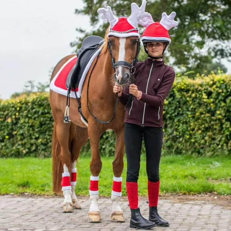 Bonnet de Renne Noël pour chevaux QHP