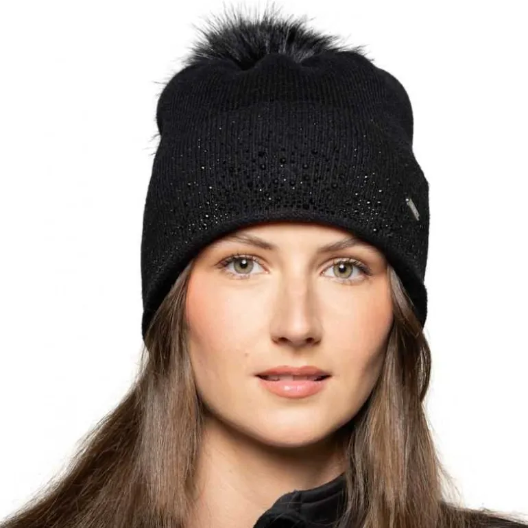 Bonnet femme Ikerasac Noir Salsa Flags&Cup