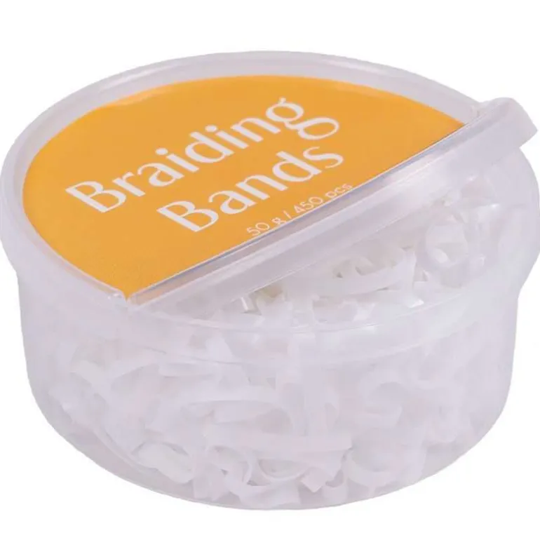 Boîte d'élastiques plats à natter Q-Essentials