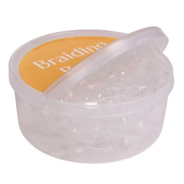 Boîte d'élastiques plats à natter Q-Essentials