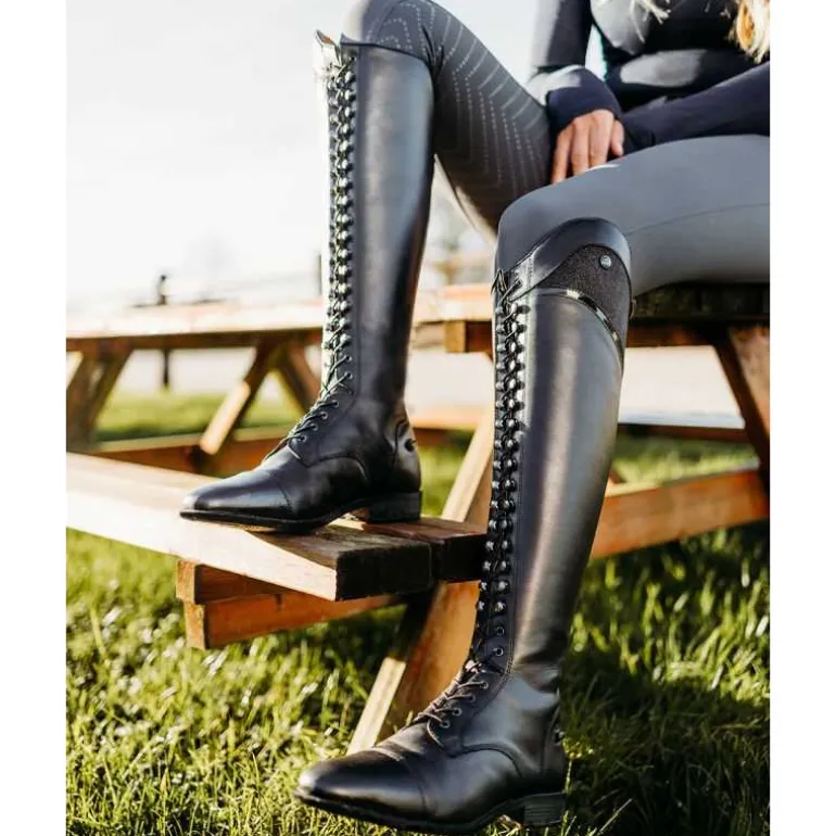 Bottes d'équitation à lacets Hailey QHP