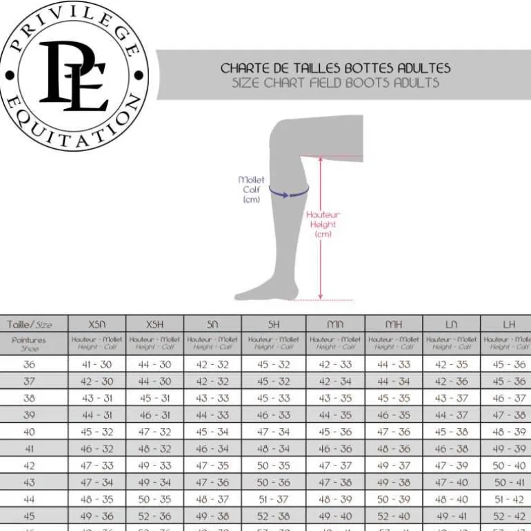 Bottes d'équitation Valentia Privilège Equitation