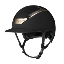 Casque Star Lady Chrome Kask Noir Gold Taille 57