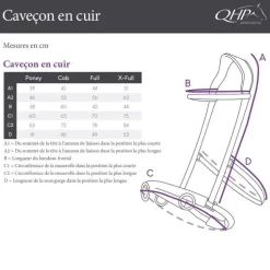 Caveçon cuir multifonctionnel en cuir QHP