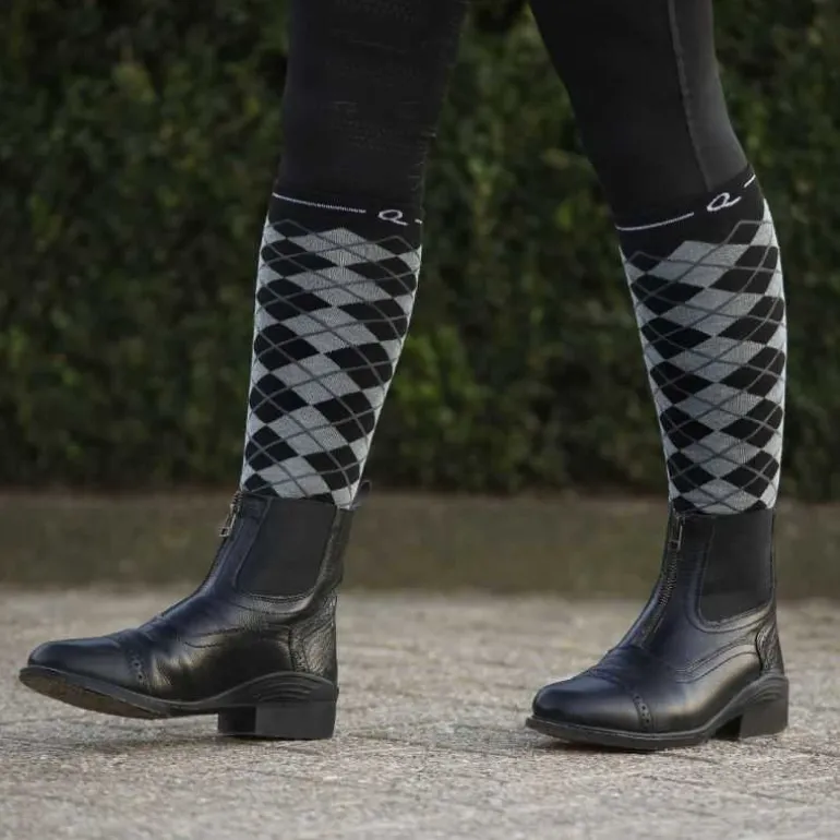 Chaussettes d'équitation Classic QHP Lot de 2 paires