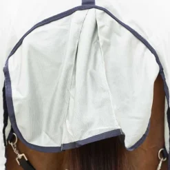 Chemise anti-mouches avec cou et masque QHP - Gris