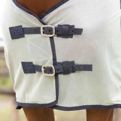 Chemise anti-mouches avec cou et masque QHP - Gris