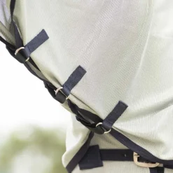 Chemise anti-mouches avec cou et masque QHP - Gris