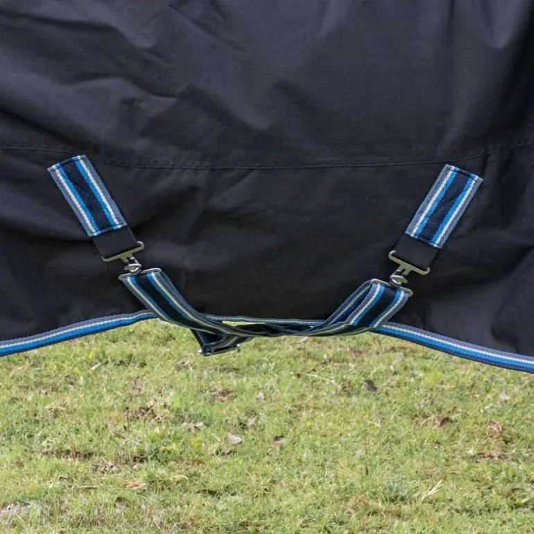 Chemise imperméable doublée Coton Horse & Go Noir