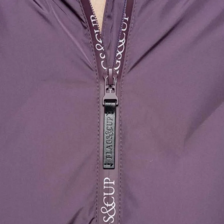 Doudoune imperméable pour femme Napasoq Prune Flags&Cup