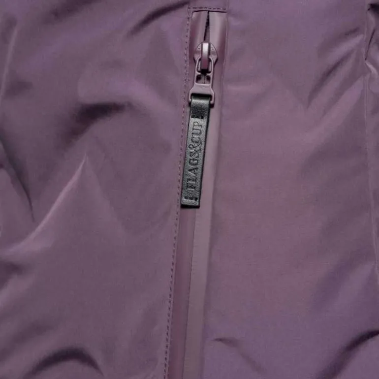 Doudoune imperméable pour femme Napasoq Prune Flags&Cup