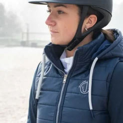 Doudoune sans manche pour femme Rose Time To Ride
