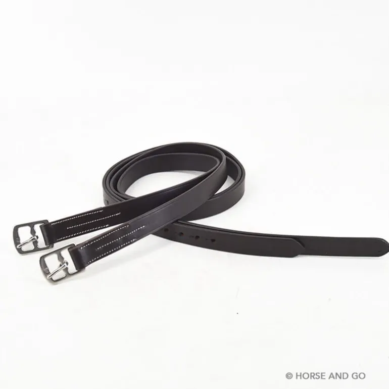 Etrivières cuir Horse & Go