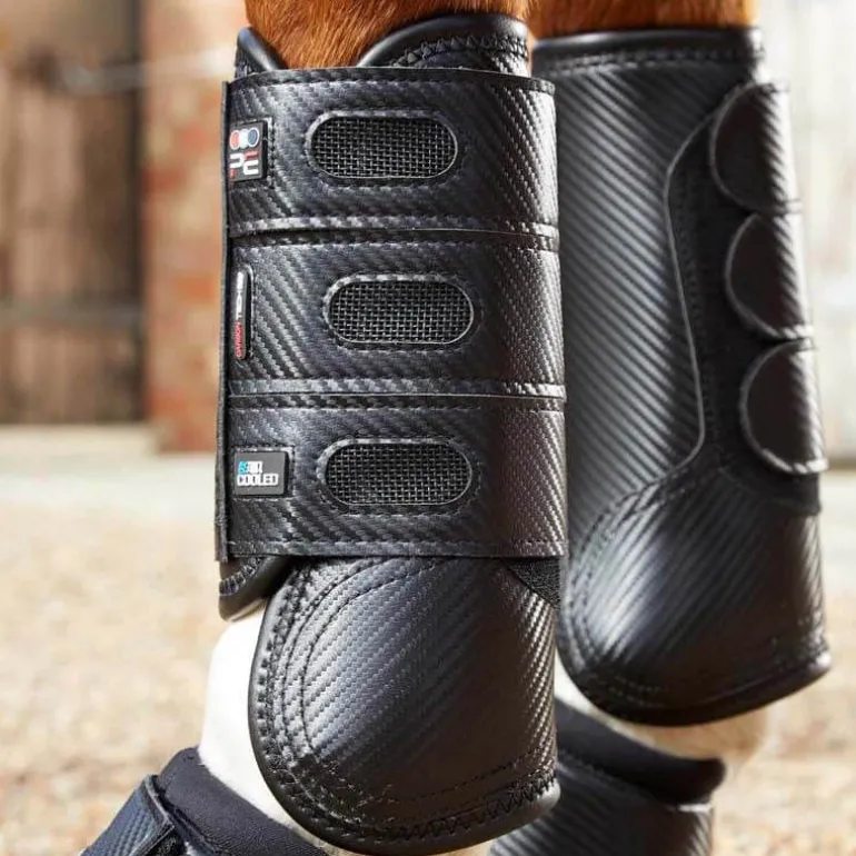 Guêtres avant cross Carbon Air Tech Premier Equine