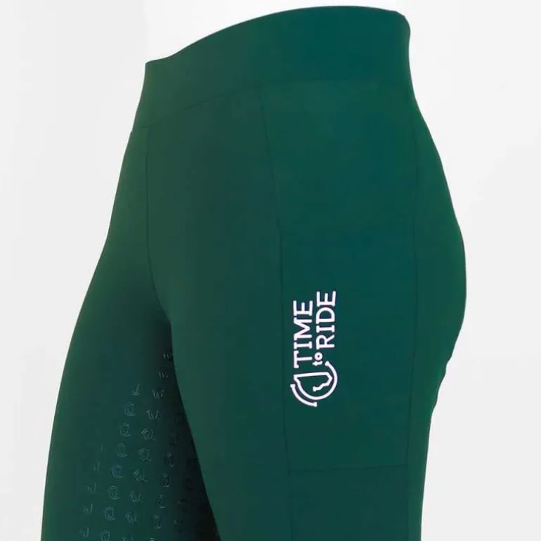 Legging d'équitation pour femme Dexter vert sapin Time to Ride