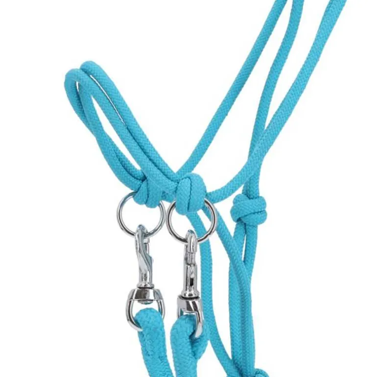 Licol corde Color avec rênes Q-Essentials