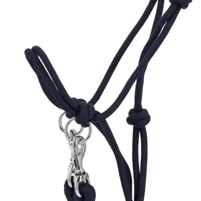 Licol corde Color avec rênes Q-Essentials