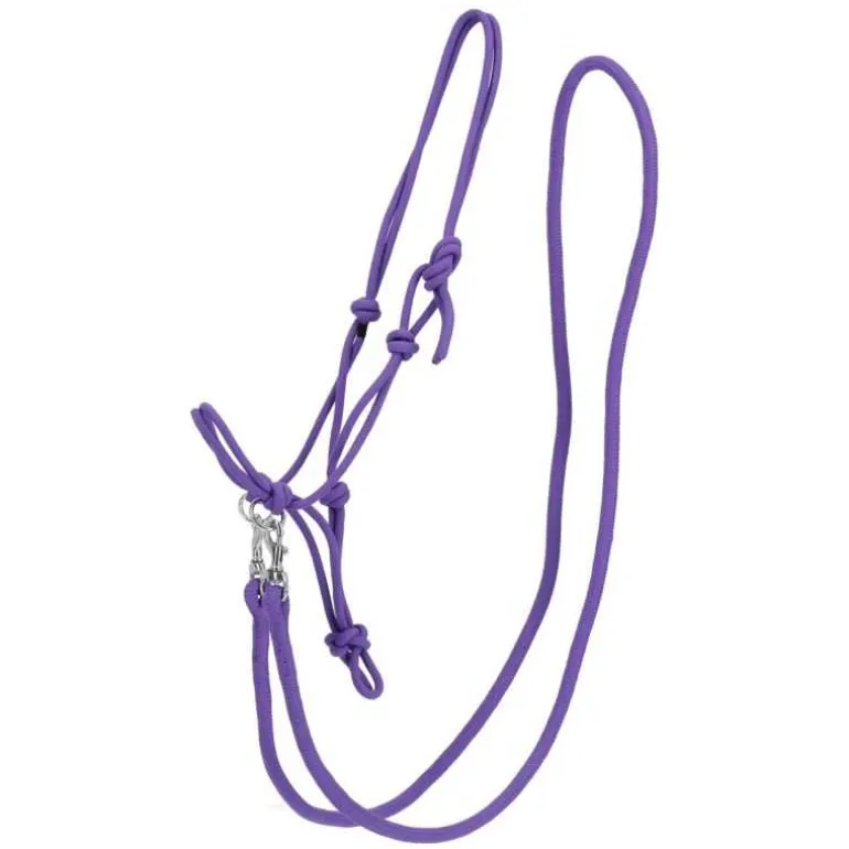 Licol corde Color avec rênes Q-Essentials