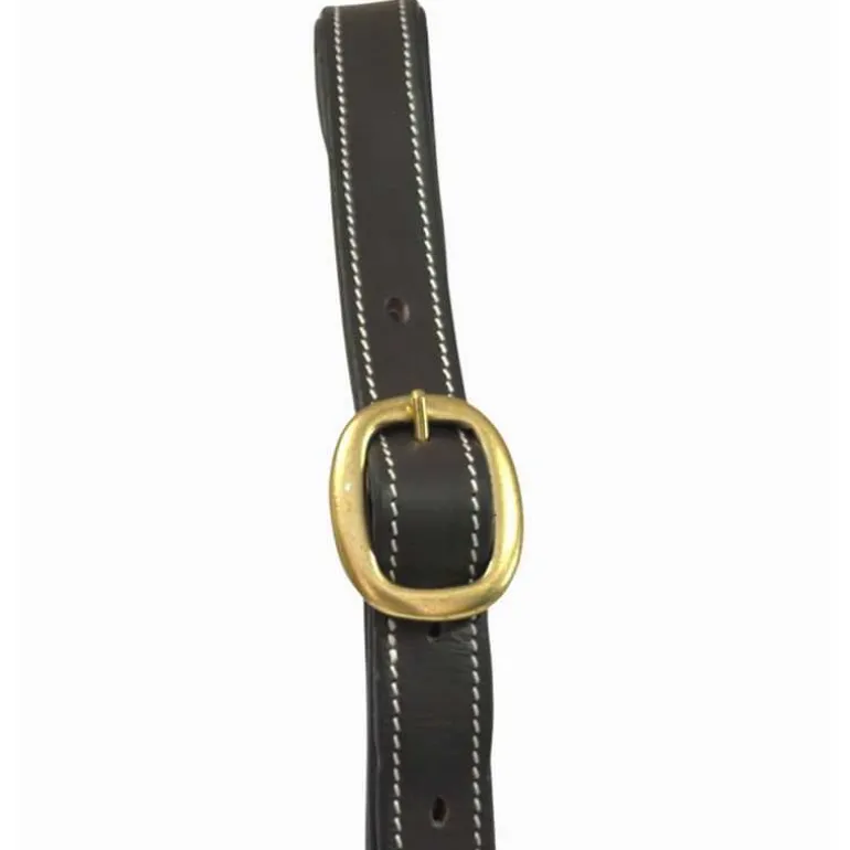 Licol en cuir avec plaque T de T