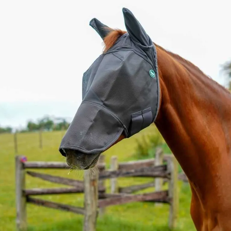 Masque anti-mouches Emouchine avec oreilles et naseaux Ravene