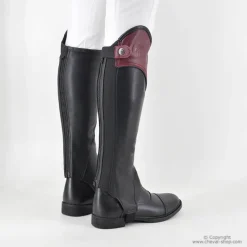 Mini-chaps en cuir San Cierro Confort