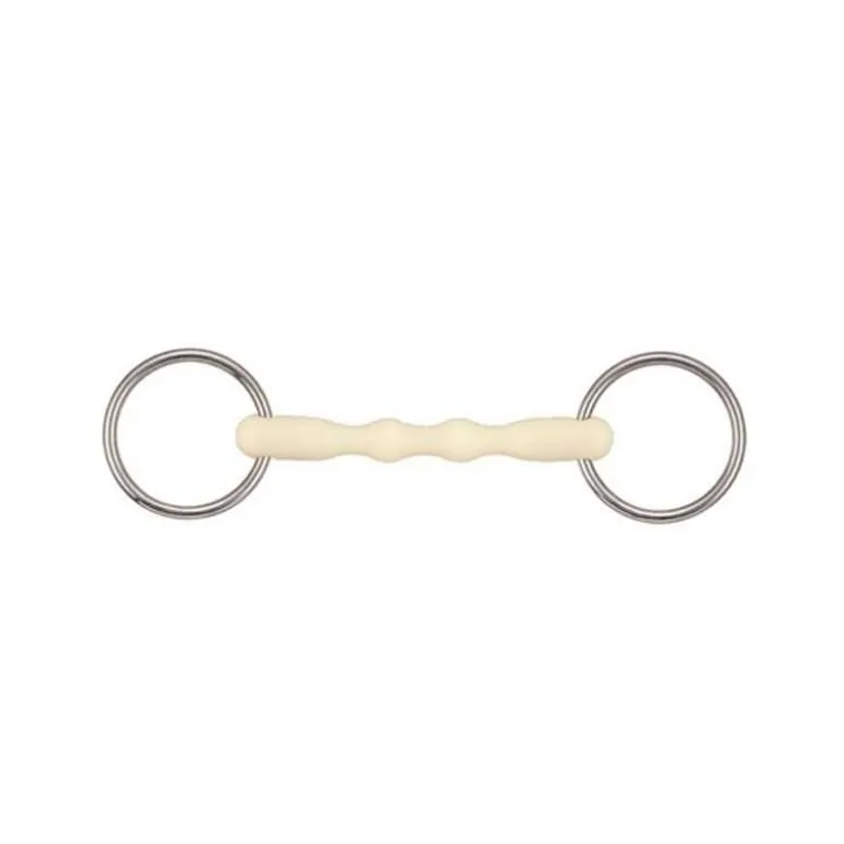 Mors 2 anneaux droit en résine Happy Mouth