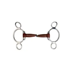 Mors 3 anneaux Pinchless cuir METALAB