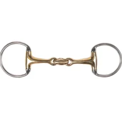 Mors à olive double brisure maillechort Argentan QHP
