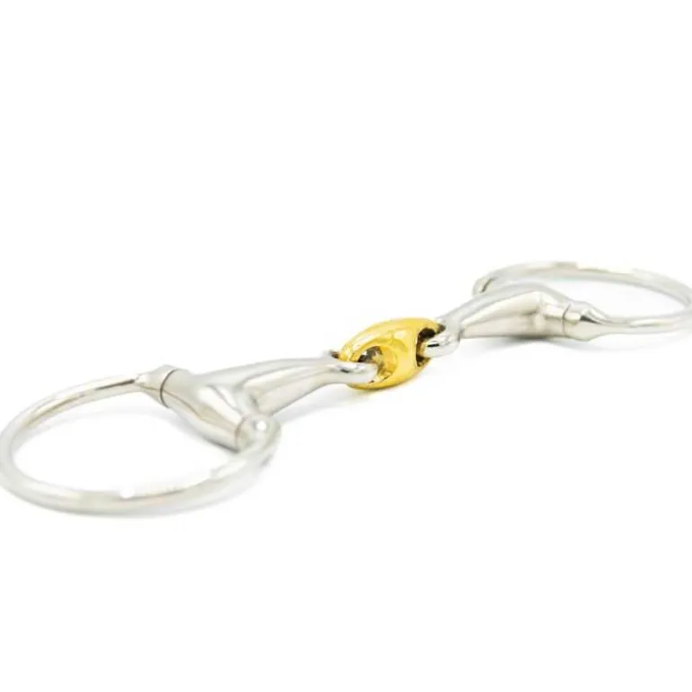 Mors à Olives double brisure laiton Stationata