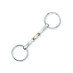 Mors de bride 2 anneaux double brisure Stubben