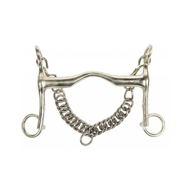 Mors de bride Maillechort HKM - 125