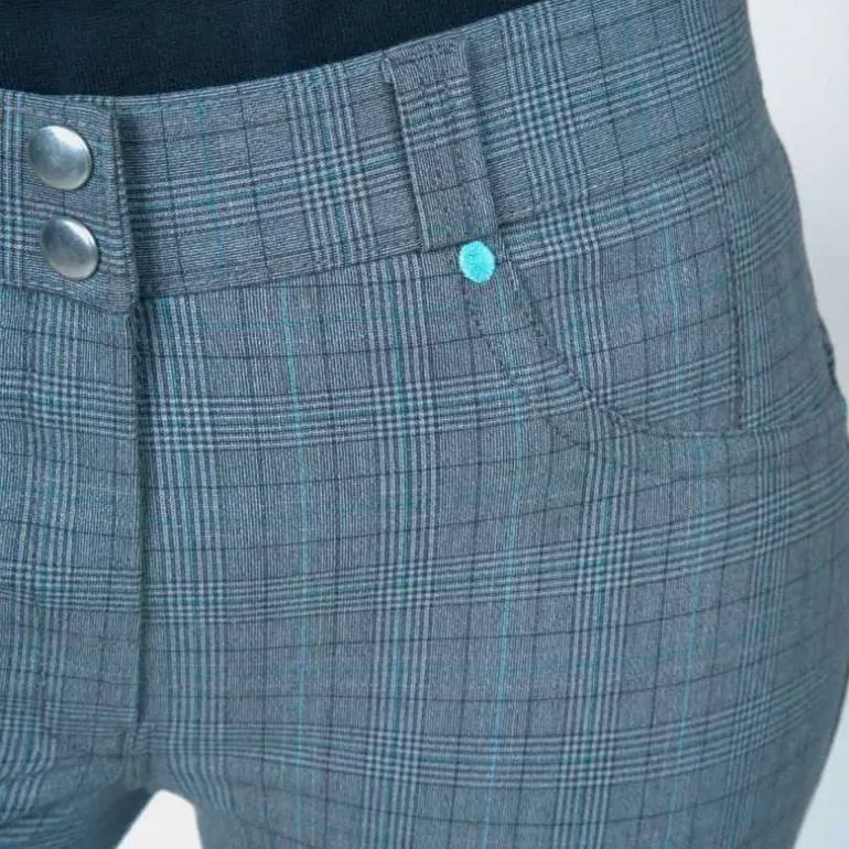 Pantalon d'équitation femme Checks Flags&Cup