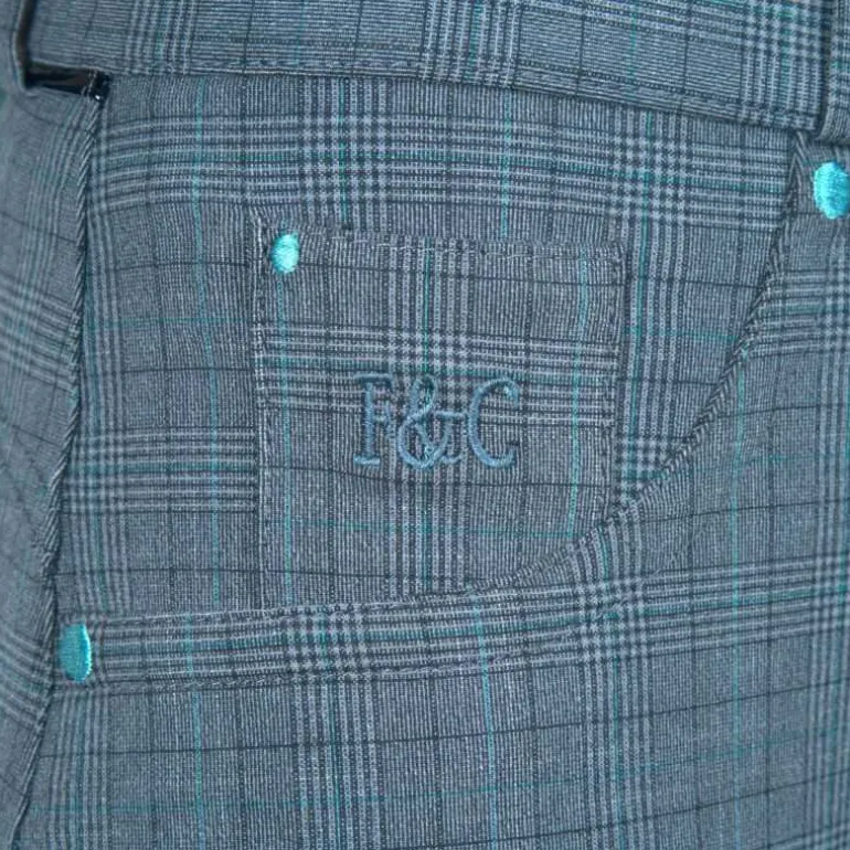 Pantalon d'équitation femme Checks Flags&Cup