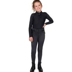 Pantalon d'équitation pour enfant Fayen full grip QHP