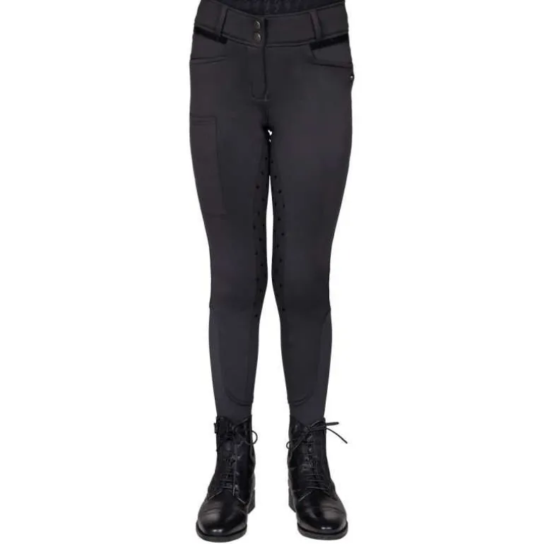 Pantalon d'équitation pour enfant Fayen full grip QHP
