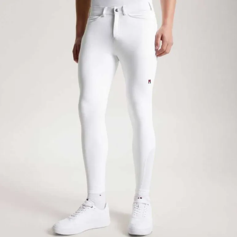 Pantalon d'équitation pour homme PRO Blanc Tommy Hilfiger