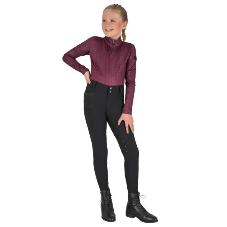 Pantalon d'équitation Zahra Junior full grip QHP