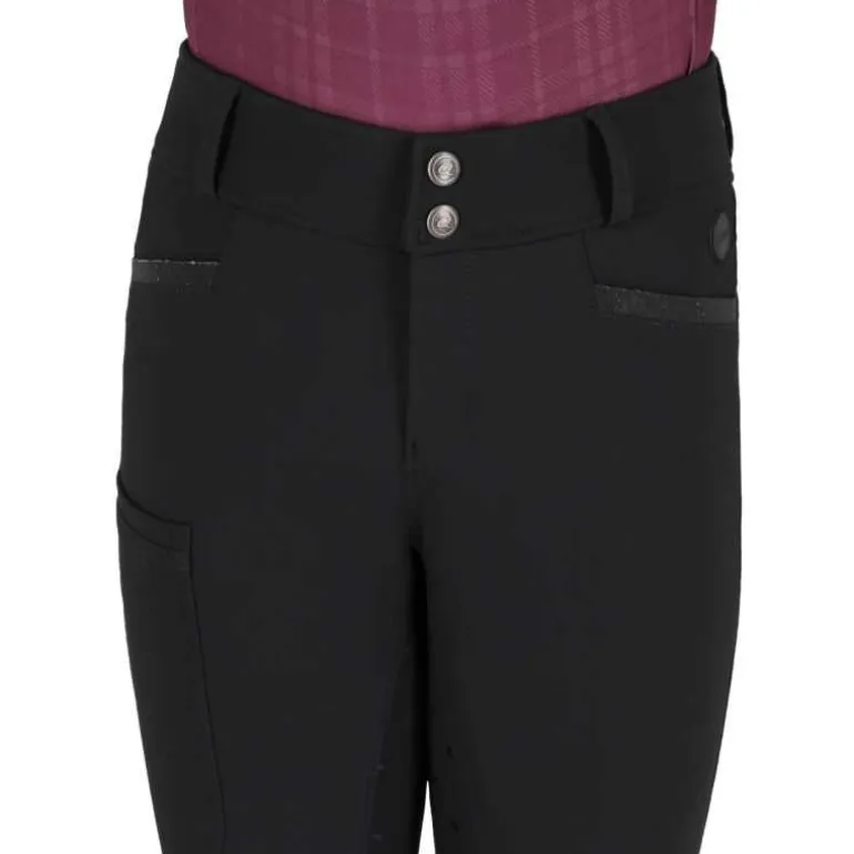 Pantalon d'équitation Zahra Junior full grip QHP