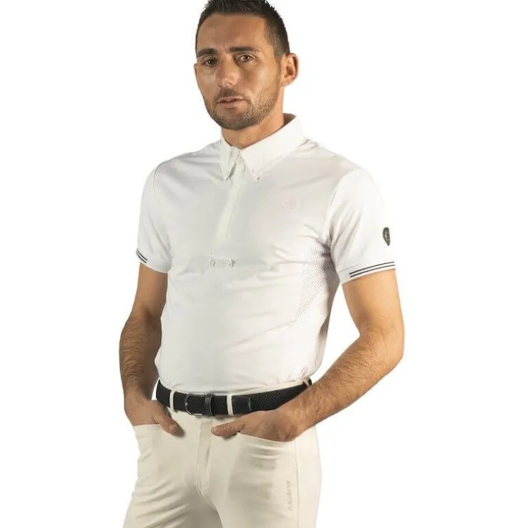 Polo de concours enfant manches courtes Bankso Flags&Cup