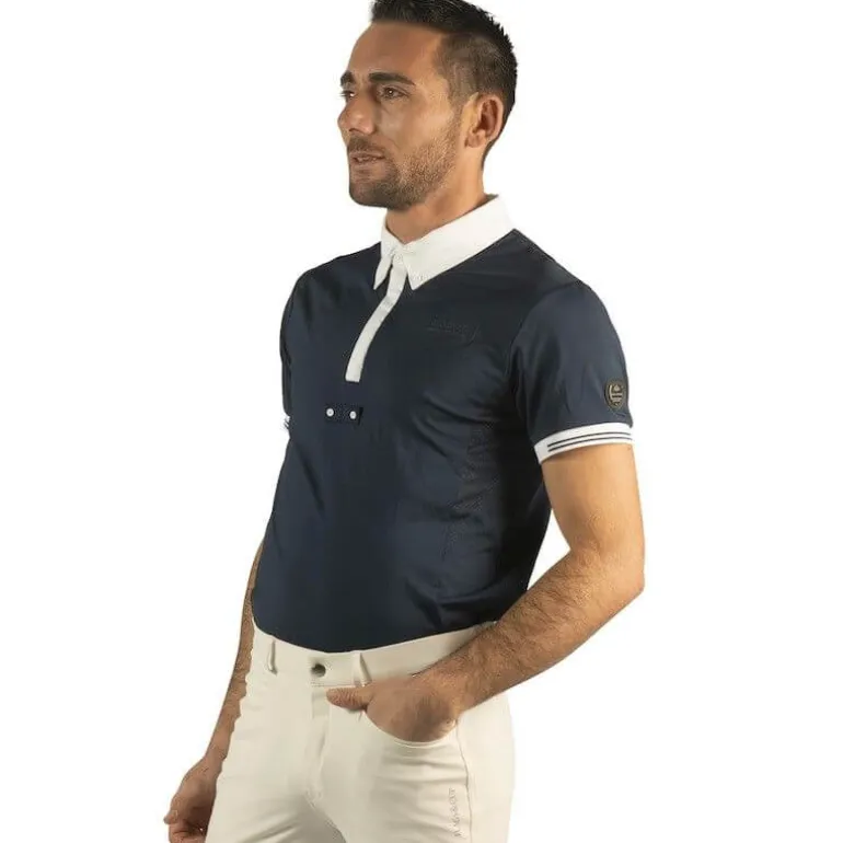 Polo de concours enfant manches courtes Bankso Flags&Cup