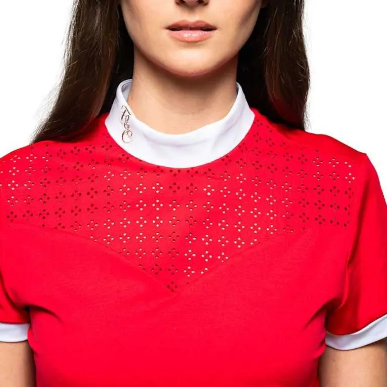 Polo de concours femme Isla MC Flags & Cup