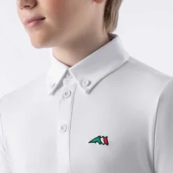 Polo de concours pour garçon Jeremyk Equiline