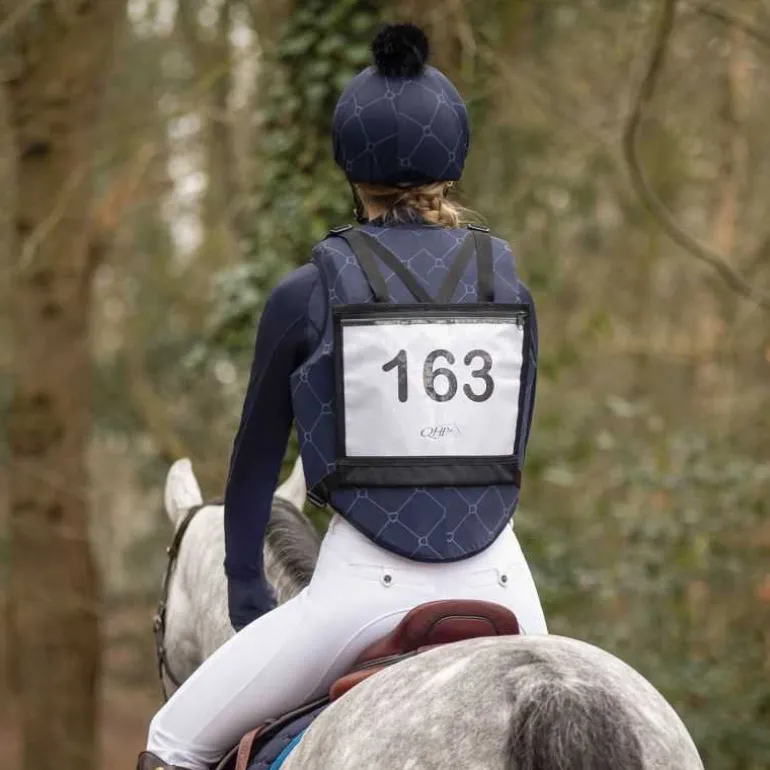 Porte-dossard avec zip QHP