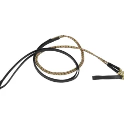Rênes Allemandes cuir et corde T de T