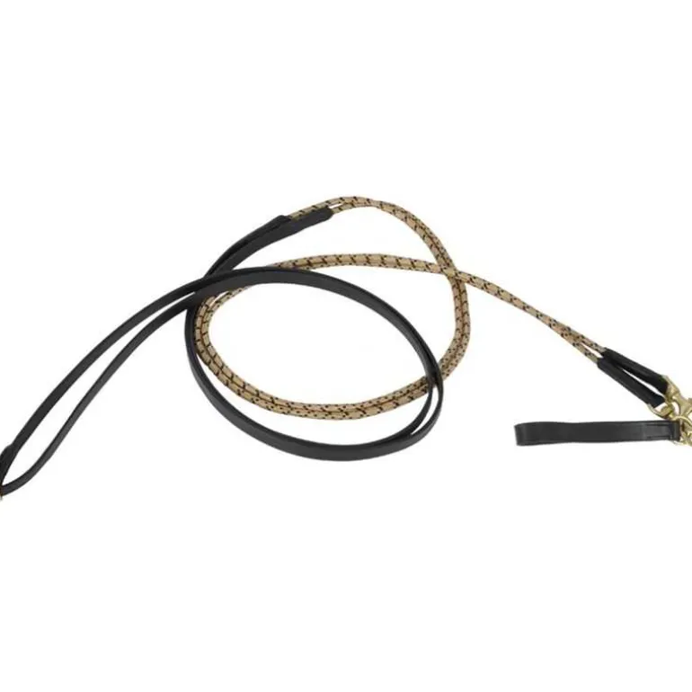 Rênes Allemandes cuir et corde T de T