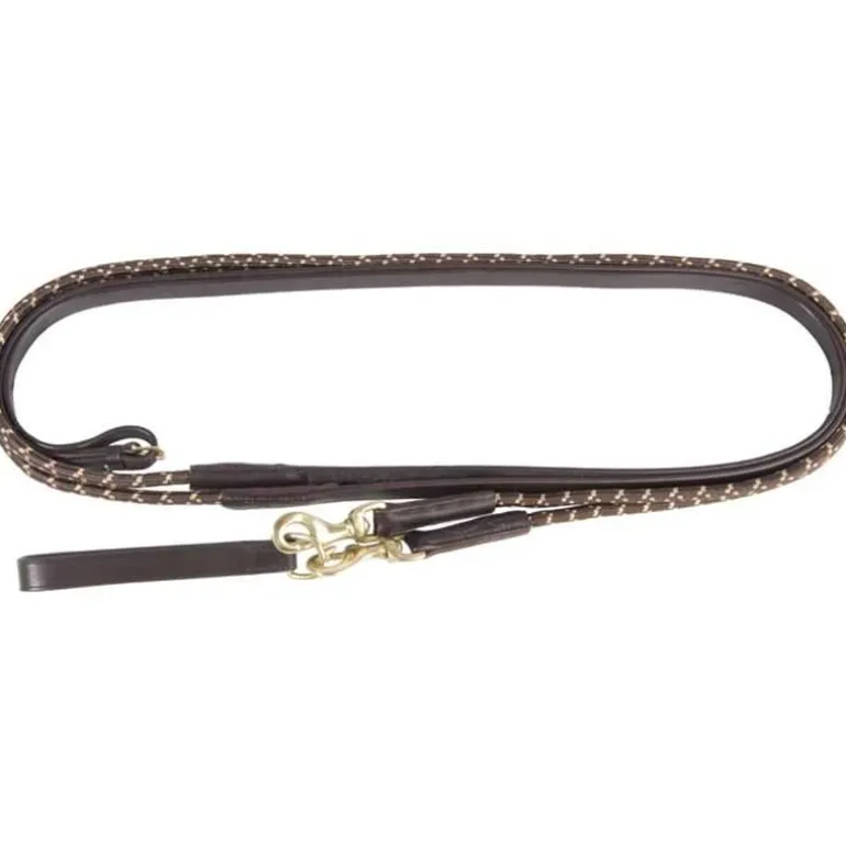 Rênes Allemandes cuir et corde T de T