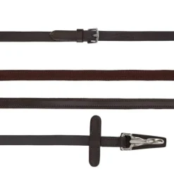 Rênes antidérapantes avec mousqueton QHP