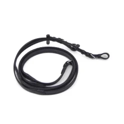 Rênes Caoutchouc 13mm Stationata Boucle Argent